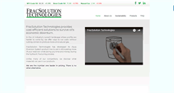 Desktop Screenshot of fracsolutiontechnologies.com